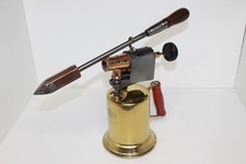 Vintage CLAYTON & LAMBERT #32A Gas Blow Torch and #3 Soldering Iron – Polished picture