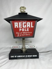 Rare 1950’s REGAL PALE Beer LANTERN Heat Spinner MOTION Bar Light Sign VIDEO 🔥 picture