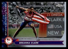 Para Track & Field Breanna Clark 2024 Topps Chrome Refractor #102 picture