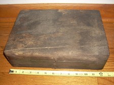 Antique SEARS Wooden Tool/Storage Box model 2N100 Empty. picture