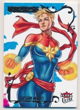 #22 CAPTAIN MARVEL 2024 Fleer Ultra Marvel Matriarchs SILVER ALLIE PRESWICK picture