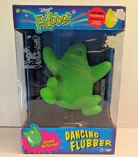 VINTAGE SEALED 1997 DISNEY GREEN FLUBBER DANCING SOUND ACTIVATED KAY BEE TOYS picture