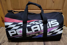 Polaris Duffle Bag Snowmobile Gear Equipment Bag 21x12x11 VTG w Shoulder strap picture