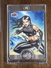 Upper Deck Marvel Agents of Shield  1 Of 1 Sketch Sherwin Santiago X-23 - 1/1 picture