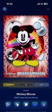 Topps 2026 Chrome Disney Mickey Mouse red and black /28 Digital picture