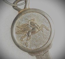 Vintage Mobil Oil Gas Station Pegasus Key Fob picture