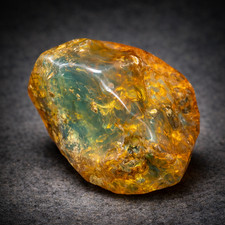 Natural Dominican Clear Yellow Light Blue Amber Rough Specimen 55mm 38g picture