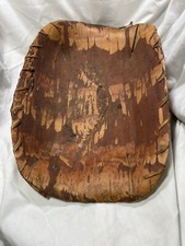 Vintage Handmade Crafted On Iroquois Reservation 1970s Birch Bark  Bowl picture