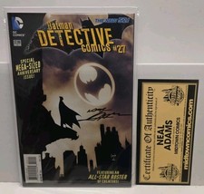 DETECTIVE COMICS #27 (BATMAN/ DC NEW 52) SIGNED NEAL ADAMS/ NM-/+ picture