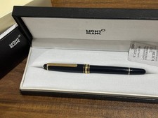 New M.B Rollerball Pen Black Gold Trim Classic Writing Instrument Luxury 2026 picture