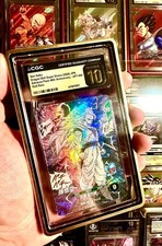 CGC 10 PRISTINE: Son Goku Dragon Ball Divers APT-006 God Rare - (Guard Included) picture
