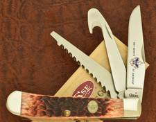 CASE XX USA 2007 BSA BOY SCOUT 3 BLADED TRAPPER KNIFE 6354 GS SS RARE (36868) picture