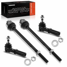 A-Premium 4Pcs Front Outer Inner Tie Rod End Kits Compatible Chevrolet Gmc picture