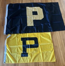 VINTAGE 1970s PURDUE UNIVERSITY BOILERMAKERS FLAG By COYE’S INC picture
