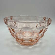 Vintage Jeannette Pink Cube Cubist 4 1/2