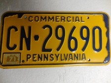1971 Pennsylvania Commercial License Plate #CN~29690 ships FREE picture