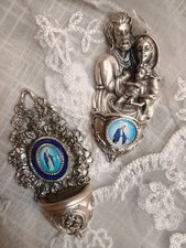Italian Mini Catholic Holy Water font picture