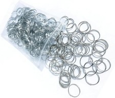 250 Pieces Split Key Rings Bulk for Keychain Key and Art Crafts 3/4 inch - USA picture