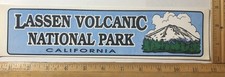 Vintage Lassen Volcanic National Park LVNP Decal Bumper Sticker California picture