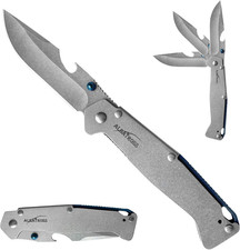 FK050 Minimalist Ultra Thin Stainless Steel Folding Pocket Knife with Bottle Ope picture
