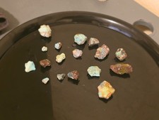 200 grams RARE Natural Bisbee Arizona Turquoise Rough Nuggets Half Pound picture