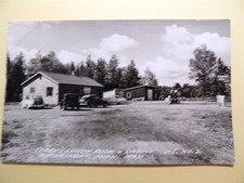 Stark's Lunch Room & Cabins Watersmeet Michigan vintage real photo postcard  picture