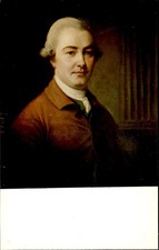Portrait of William Pitt by Nathaniel Hone, 1717-1784 Postcard picture