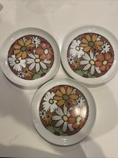 Noritake Younger Image Culebra 6921 70’s Floral #3 Dinner Plates EUC picture