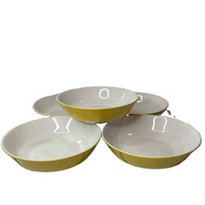 5 - Mikasa Mediterrania Empire Gold Yellow Speckled Bowls 6.75