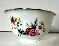Avon Independence Day 1981 American Heirloom Gold Trim Floral Porcelain  Bowl picture