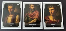 Julius Caesar, Augustus, Marcus Aurelius  Roman Leaders Indie  Collector Cards picture
