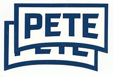 lot of 2 Pete Buttigieg die-cut bumper / laptop stickers 5.3