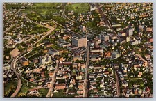 Uniontown Pennsylvania Aerial View Vintage Postcard c.1940 picture