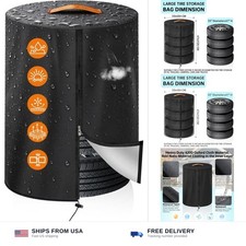 Tire Cover,Heavy Duty 420D Outdoor Tire Storage Coated Waterproof,Universal T... picture