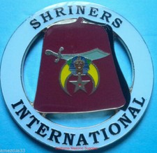 Shriners International  Masonic Cut Out Car Emblem picture