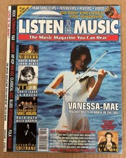 LISTEN TO THE MUSIC MAGAZINE #2 PROMO FOLDER (1996) TransMedia; Vanessa-Mae; New picture