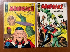 RARE Condition Mandrake the Magician: VF- to NM- #5-6 King 1967 $7 Ship picture