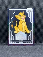 2023 Topps Chrome Disney 100 Years Simba Black Kaleidoscope 6/10 picture