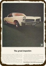 1967 PONTIAC TEMPEST SPRINT Sport Car Vintage-Look DECORATIVE REPLICA METAL SIGN picture