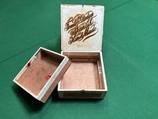 Antique 1880s Frank E. Dodge Spanish Hand Made Cigar Box w/ Tax Stamp – Wood picture