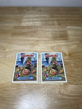 2004 Topps Garbage Pail Kids ANS2 Eaten Ethan 3a Jose Souffle 3b Pair GPK Cards picture