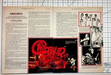 1972 The Saturday Evening Post Article CHICAGO Rock Band Vintage Ephemera picture