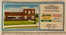 Krobak’s Beverages Adv Ink Blotter Philadelphia PA Manufacturing Plant Soda picture