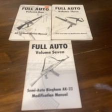 Full Auto Volume 1 ,3, 7 Manual Paper back book picture
