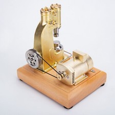 P50A Miniature Blacksmith Air Power Hammer Model - Operable Brass Collectible picture
