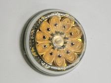 Vintage 70s Paper Quill Art Paperweight PLEASE READ picture