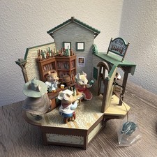 Enesco Small World of Music Mice Music Box Dry Gulch Saloon Camptown Races picture