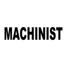 Machinist CNC Decal Sticker Black Die Cut Vinyl picture