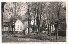 Street View Coopersville MI Michigan 1947 RPPC Photo Postcard COPY picture