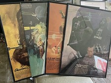 1977 Star Wars Complete 4-Poster Set - Del Nichols Coca-Cola/ Burger King Promo picture